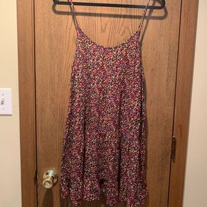 Flower printed sun dress